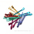 Decorative Long Single Prong Metal Alligator Hair Clips